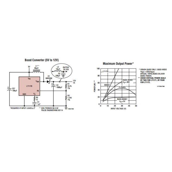 LT1172CT Power Mosfet Transistor High Efficiency Switching Regulators