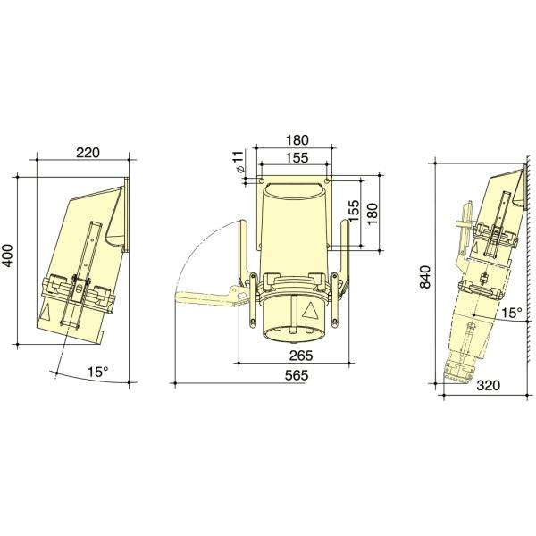415V High Current Plug Sockets