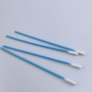 Quality 165mm Long Polypropylene Handle Foam Tip Swabs Round Head for sale
