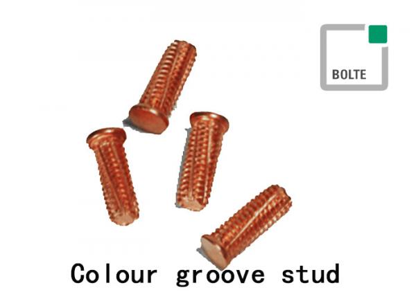 Buy Colour Groove Stainless Steel Weld Studs For Short Cycle Stud Welding DIN EN ISO 13918 at wholesale prices