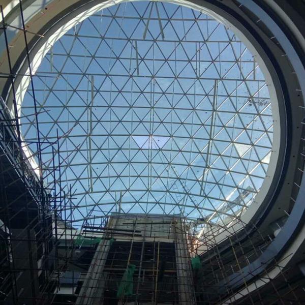 Portable Circular Roof Dome Skylight Light Metal Durable For Outdoor Structure