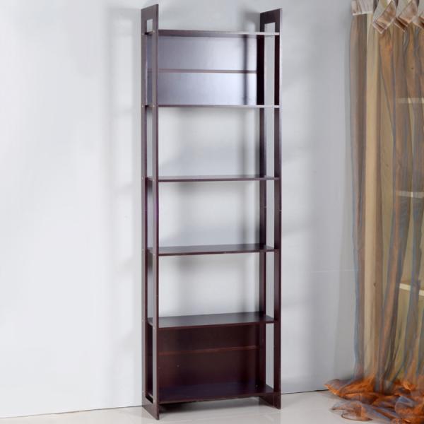 European Style 0.038CBM Vertical 6 Layer Solid Wood Ladder Shelf