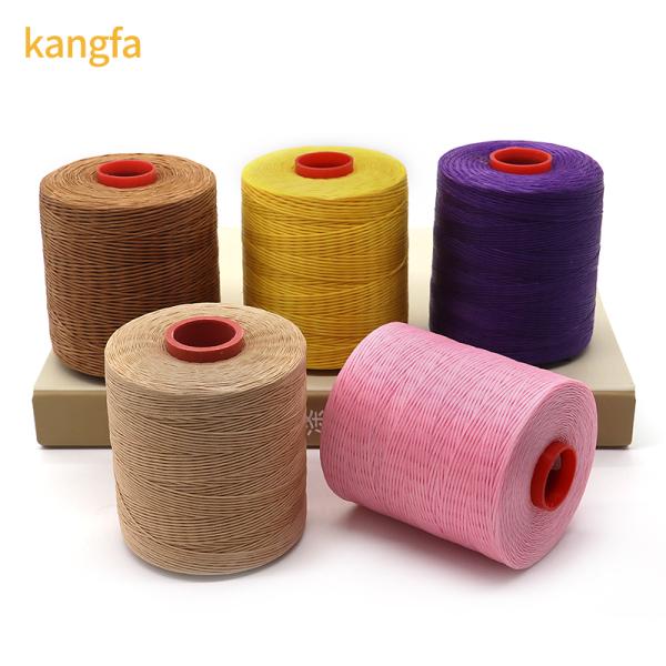 Kangfa 0.8mm/1.0mm Hand-sewn Leather Thread Durable Polyester Waxed Sewing Thread