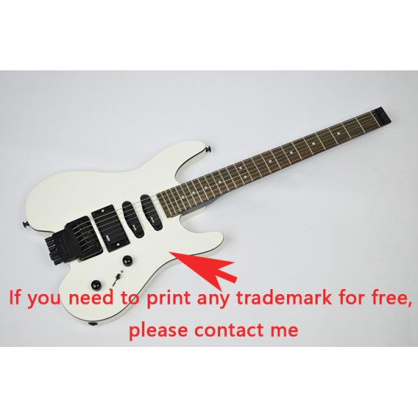 2019 High quality custom 6 String Picea Built-in Tuner LP DIY White Electric Guitar