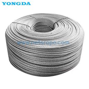 China 26mm 3 X 7 Galvanized Steel Wire Ropes Rust Proof For Highway Guardrail on sale