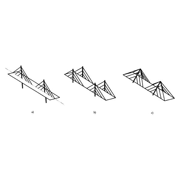 Customized Cable Stayed Bridge Heavy Loading Capacity Large Span