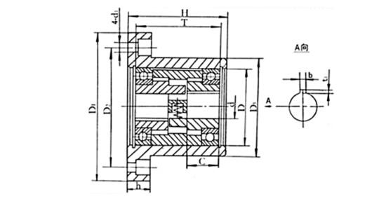 CKS Two Way Clutch Bearing Overrunning Wedge Printing Brush Machinery