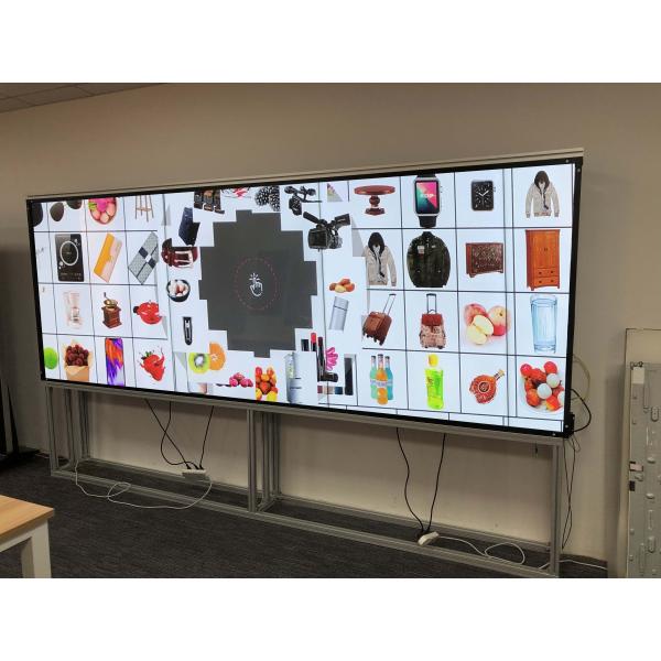 4K 49inch LCD Video Wall Display 3.5mm Narrow Bezel Multi Screen Display