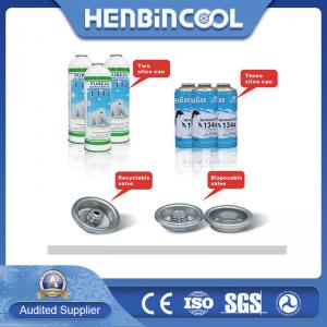 Quality Colorless 99.99% R134A Refrigerant Empty 2 Piece Tinplate Can To Fill Refrigerant for sale
