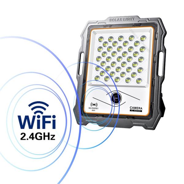 100W Wireless Solar Light 2MP Wi-Fi Camera