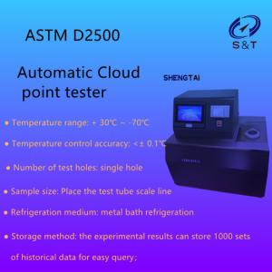 Quality ASTM D2500 Petroleum Testing Instrument Automatic Cloud Point Tester for sale