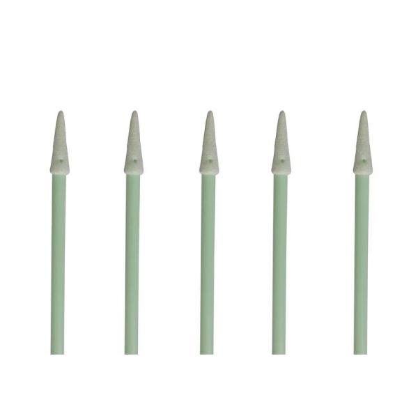 Cleanroom Industrial Foam Swabs Sharp Tip Polyurethane Foam With 100 Ppi Porosity Ref