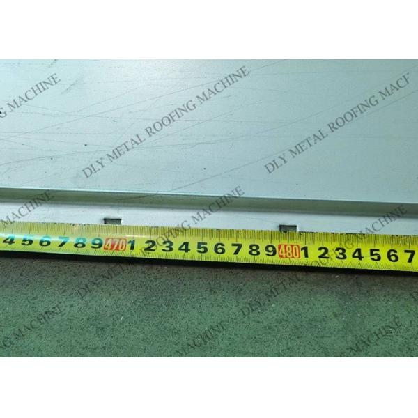 Prepainted Sheet 1250mm 480v Roofing Forming Machine Touch Screen Control