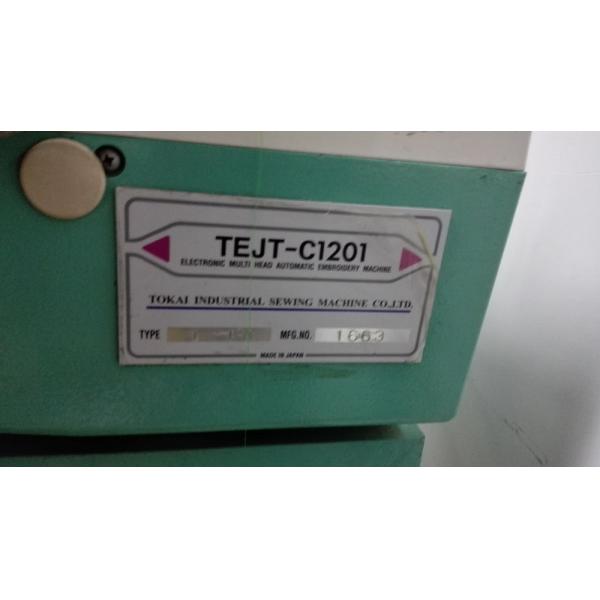 Second Hand Computerised Embroidery Machine With 1000rpm Speed TEJT-C1201