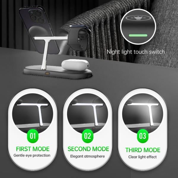 T256 Multi-functional Wireless Charger Support Apple & Samsung Devices