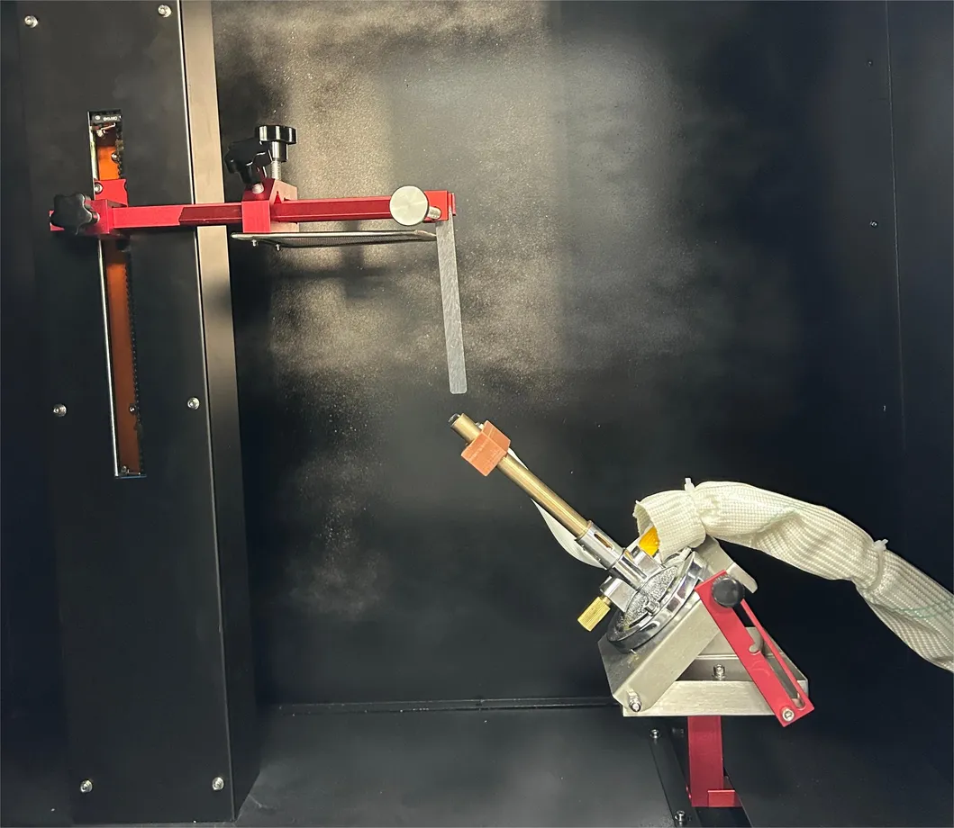 Laboratory UL94 Horizontal and Vertical Flame Resistance Tester for Plastic