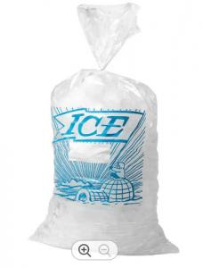 China Delivery Ice Plastic Bags Printed Transparent Ice Cube Plastic Packaging on sale