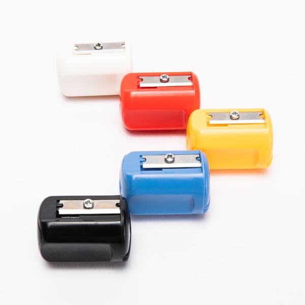 Simple Designed Red Handheld Pencil Sharpener 24mm