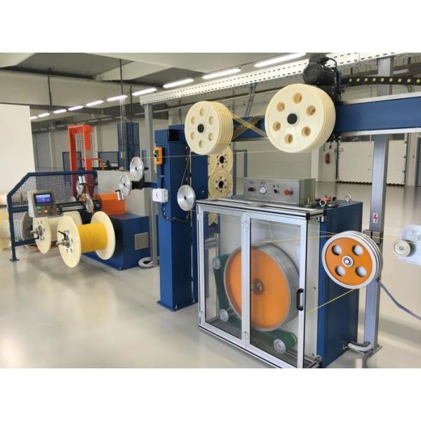 Simplex And Duplex Fiber Optic Cable Production Line 150m/Min Speed Energy Efficient
