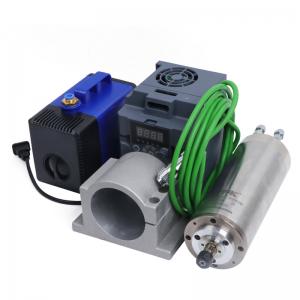 China GDZ-80-1.5L Water Cooling CNC Spindle Motor 220v 380v Diameter 80mm ER11 Collect Kit on sale