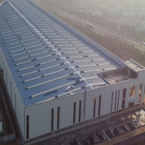 Portal Frame Steel Structure Warehouse with Insulation Panels