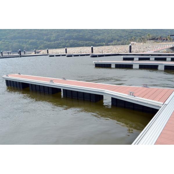 Anti UV LLDPE Floater For Marine Dock Yacht Ship Floating Platform Aluminum Floating Pontoon Bridge