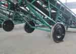 Custom Rubber Mobile Belt Conveyor Adjustable Height Flexible Movable