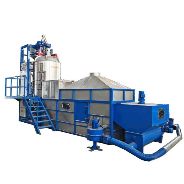 Batch Polystyrene EPS Pre Expander Machine 7380x3000x4500mm