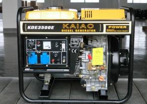 Quality 50HZ 3000 Watt Open Frame Diesel Generators With Digital Control Panel for sale