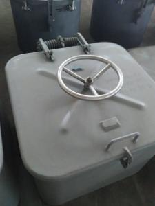 Quality Weather-tight Quick Action Steel Marine Hatch Cover with Strong Spring Hinges for sale