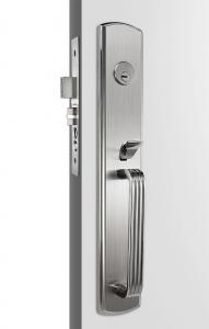 China Satin Stainless Steel Door Handles / Entry Door Handlesets With Knob on sale