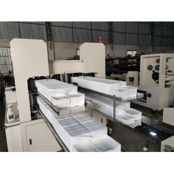 1/8 Fold Cotton Napkin Paper Making Machine For Fabric Cutting 1-3 Layer 380V 4.5KW