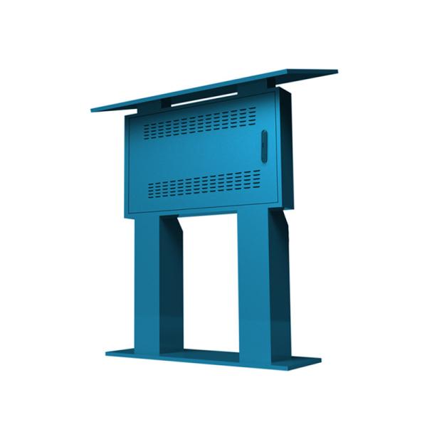 65 inch Weatherproof Android free standing all in one touch tablet digital signage lcd commercial display With top cover