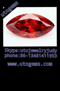 Quality Ms color CZ gems lab creadted zirconia gemstones for sale
