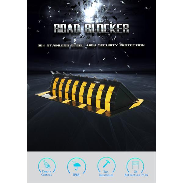 Access Control Hydraulic Road Blocker Traffic Automatic Spike Systems Plate Barrier