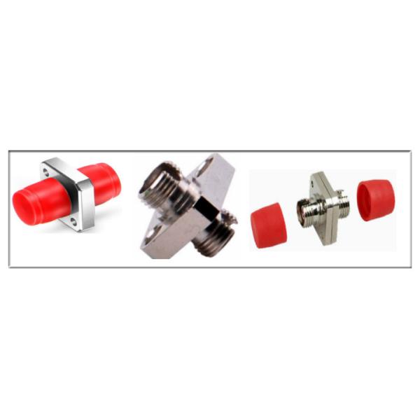 Metal Square Type Fc Fiber Adapter Coupler For ODF And Pigtail High Precision