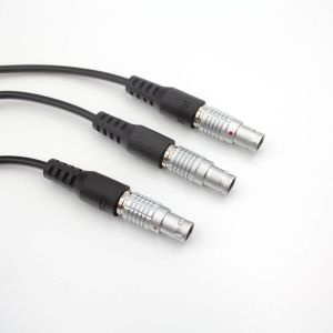 Data transfer series aviation plug to square USB plug