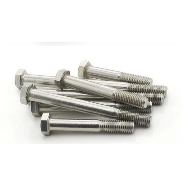 8.8 Grade Fully Threaded Hex Bolts High Strength Stainless / Carbon Steel Plain Color