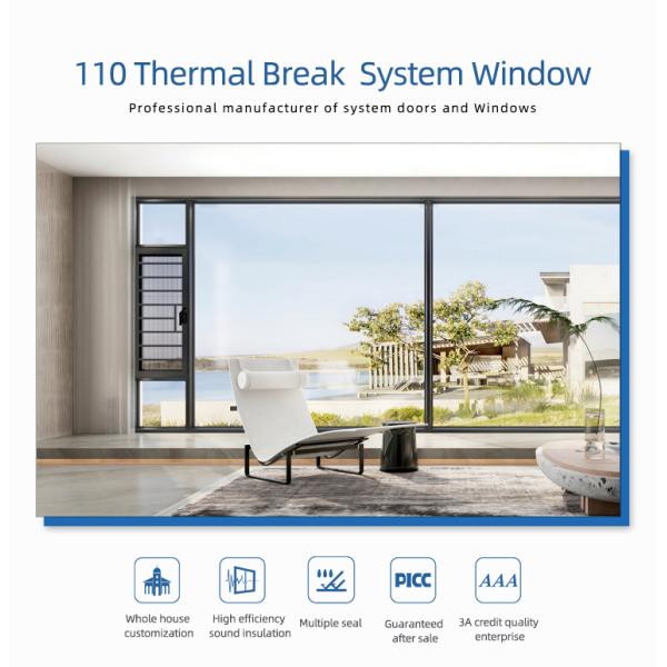 Single Glazed Bronze 6063 Aluminium Casement Window Replacement With Mosquito Net