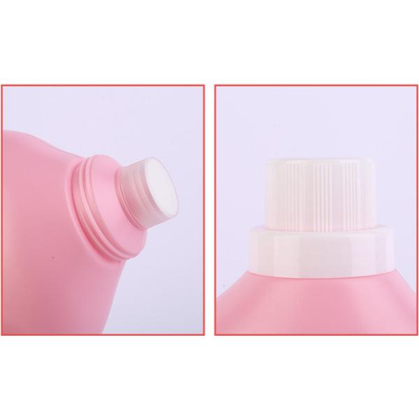 Pink Liquid Laundry Detergent Container HDPE Empty Tide Bottles 5L