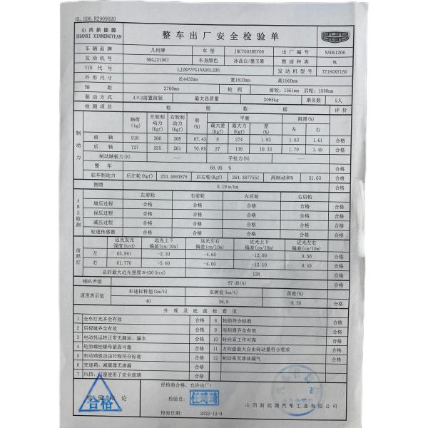 Top Electric Vehicle 101km Maximum Speed DONGFENG NANO BOX 2023 4 Seat 3370*1650*1560