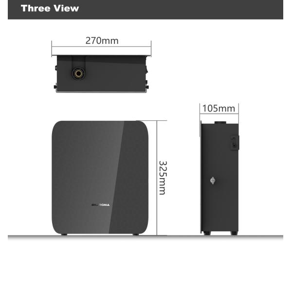 X2000 Commercial Scent Diffuser Machine HVAC Wall Mounted Aroma Diffuser FCC