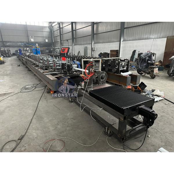 PU sandwich shutter door roll forming machine for Turkey Galvanized steel or PPGI or Aluminium