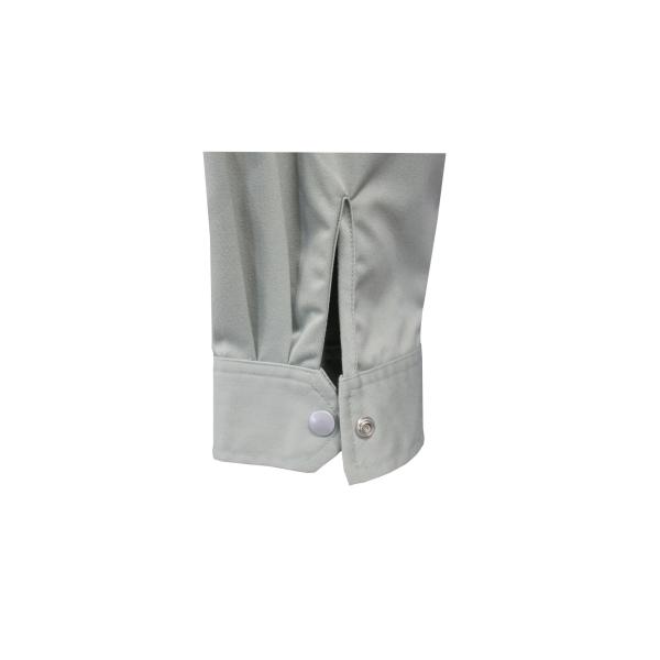 210 GSM Work Clothes Jacket 65% Polyester 35% Cotton Twill 2/1 Navy Contrast Gray
