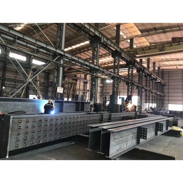 Customize H Beam Q355B Steel Structure Garage Frame