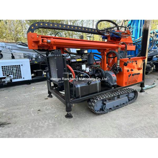 Crawler Mounted Type RCS200C Drilling Rig Drill Depth 200m Hydraulic Drill System And Operation