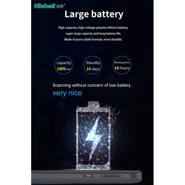 Hishell 1800mAh Voice Language Translators , Portable Scanning Dictionary Pen