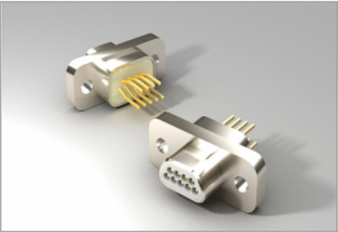 J30J 31-Core Male Straight Solder PCB Micro Rectangular Connector