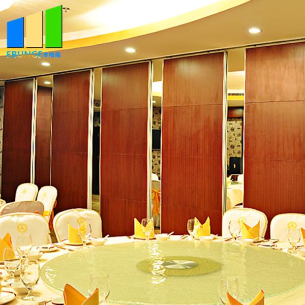 Manual Control Sliding Door Folding Partition Walls Acoustic Folding Wall Partition For Banqueting Hall