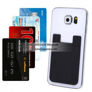 China Silicone Cell Phone Credit Card Holder,business card holder for mobile phone on sale